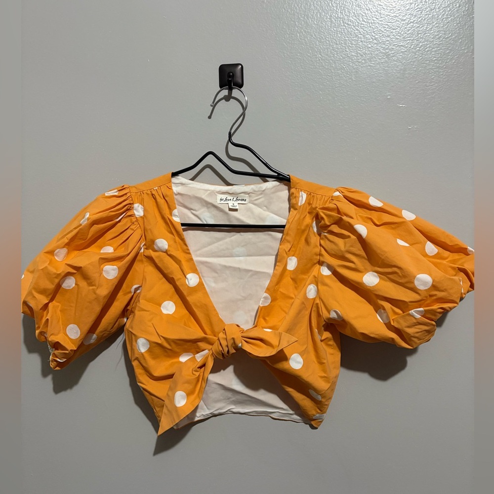 Orange set- Top size s and skirt size M